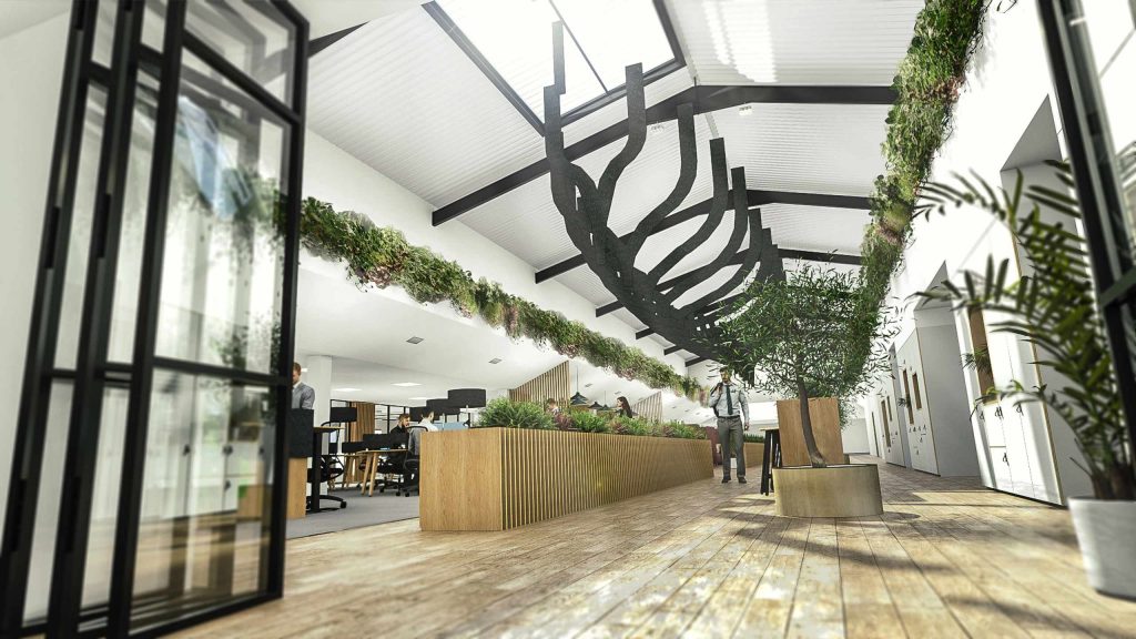 Workplace Wellness - Liqui Group Interior for an Office Concept